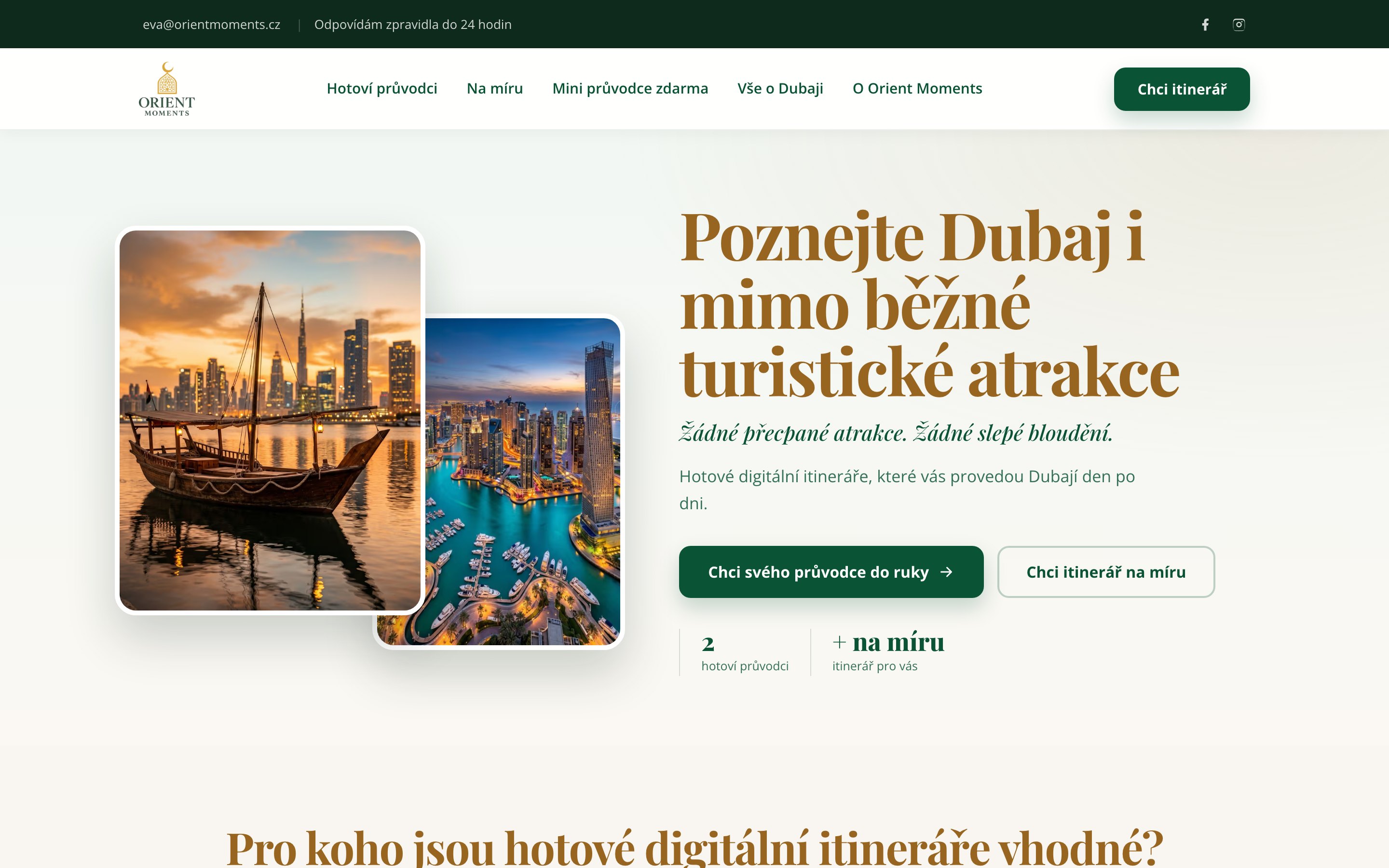 Náhled webu Orient Moments