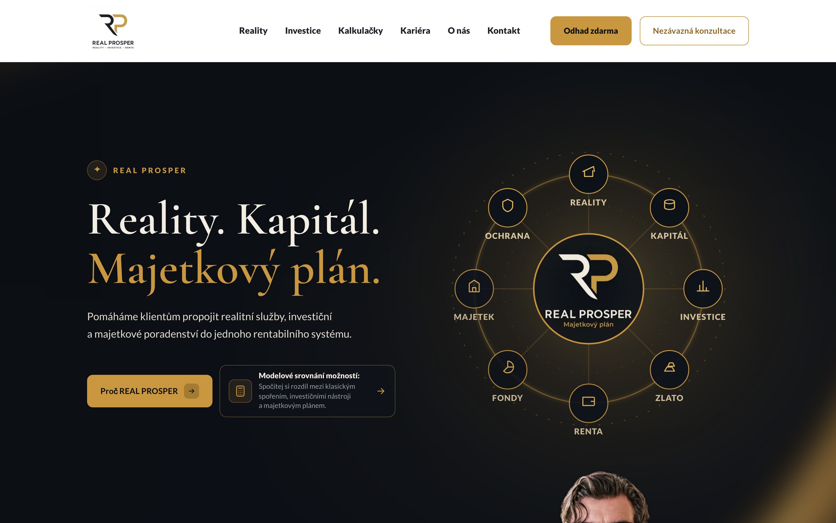 Náhled webu Real Prosper