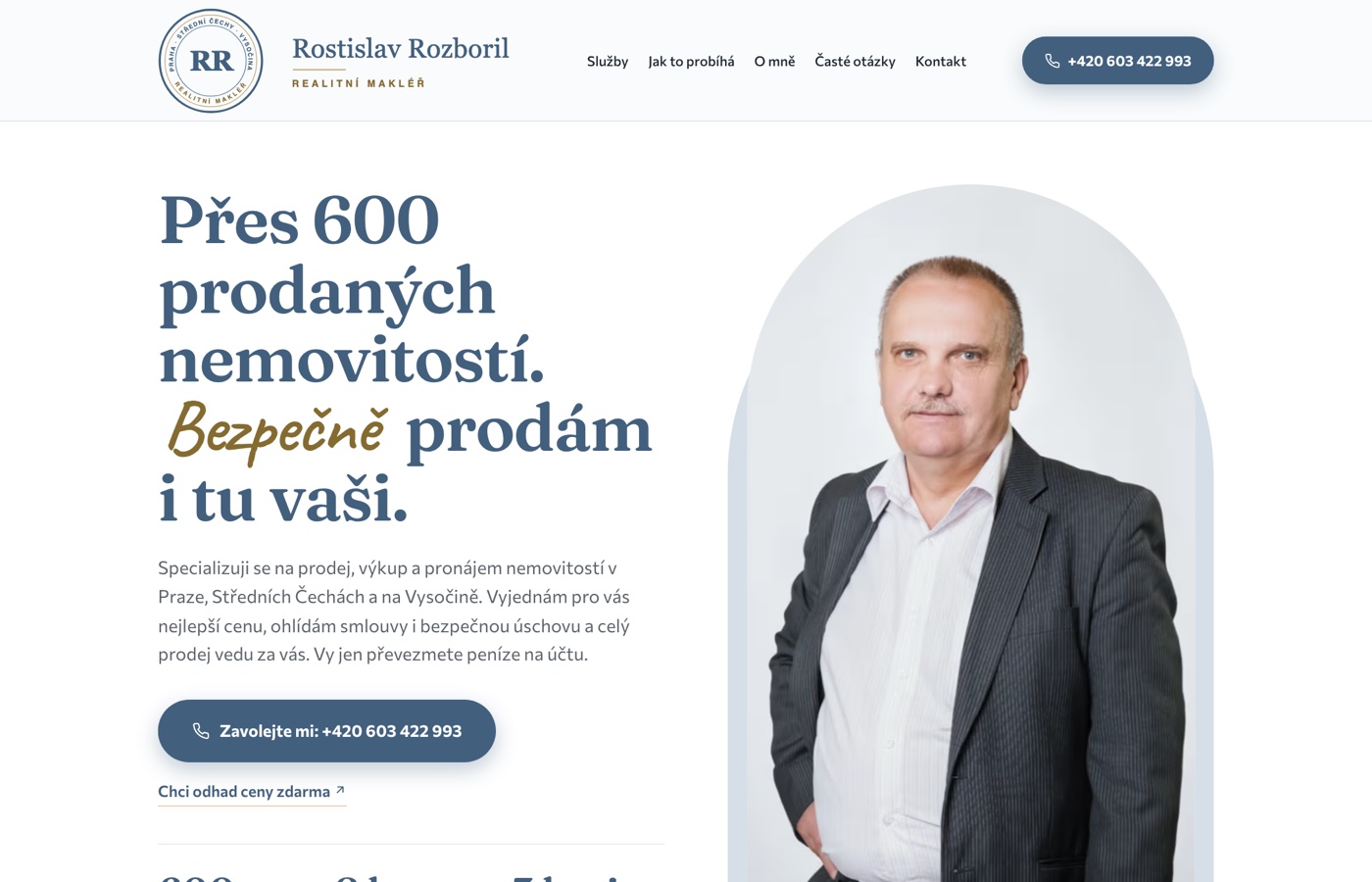Náhled webu Rostislav Rozboril